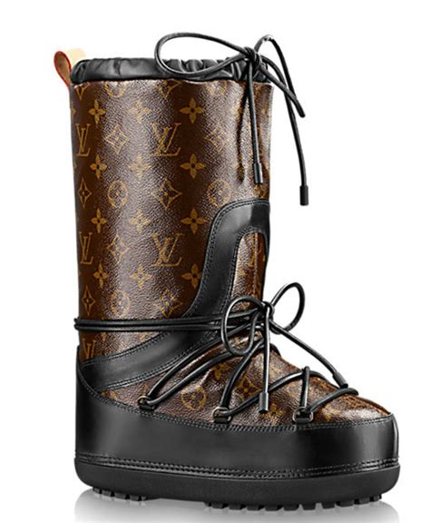 louis vuitton moon boot|Louis Vuitton damier boots.